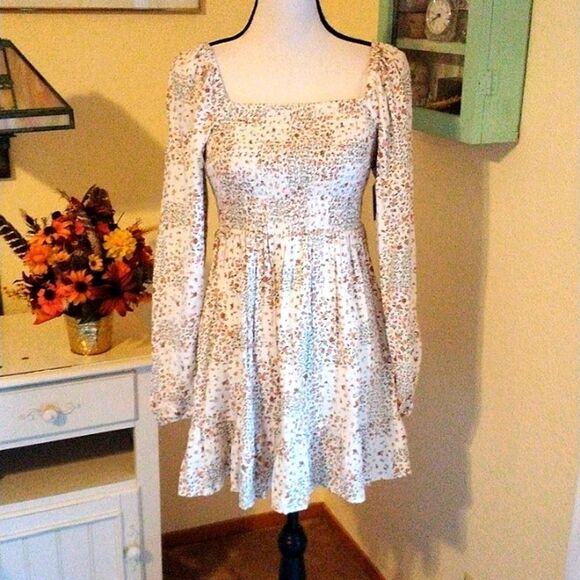 Arizona Jean Co. Short Granny Dress Cottagecore - Picture 1 of 10